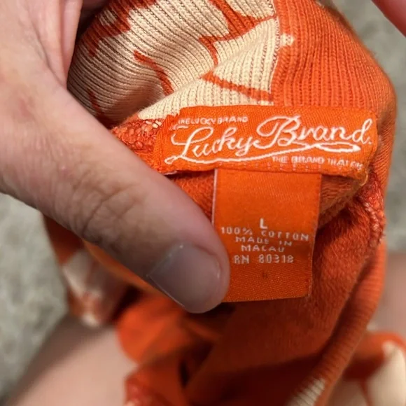 Vintage Lucky Brand Sunflower Long Bermuda/Capris Size Large - Picture 4 of 6